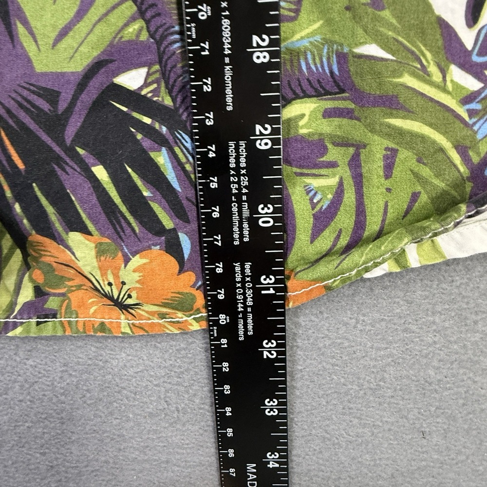 Ditch Plains Ricky Singh Hawaiian Shirt Men's 4XL Tropical Floral Cotton Classic - Picture 4 of 6